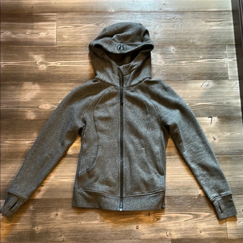 Lululemon Athletica Gray Athletic Hoodie - Picture 1 of 3